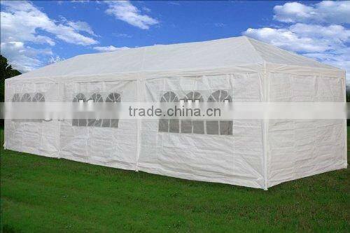 3*9M, easy portable large white wedding garden gazebo