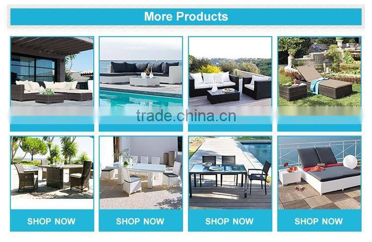 Sailing Outdoor Furniture Waterproof PE Wicker Outdoor Pet Bed - Coffee Bean Brown