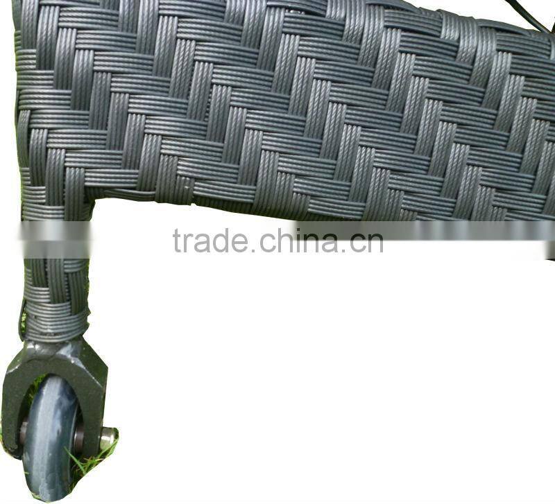 Luxury outdoor furniture rattan dining set (2063L)