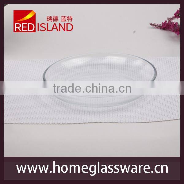 9"Heat resistant glass plate for Microwave and oven