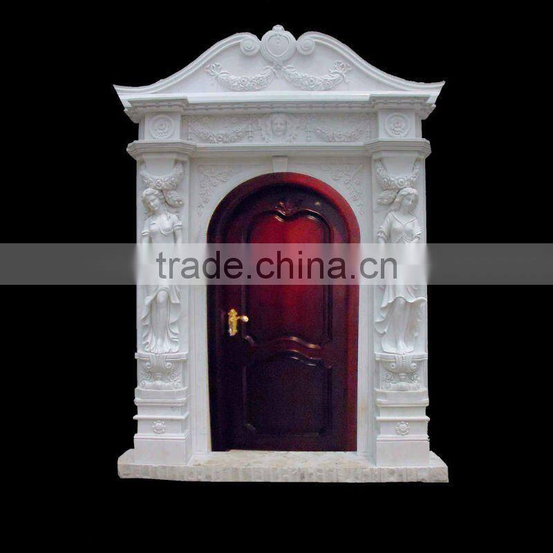 Hand Carved Stone Door Frame for Home Decoration