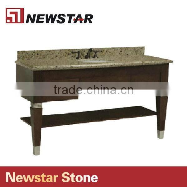 Hotel project solid wood bathroom vanity case prices