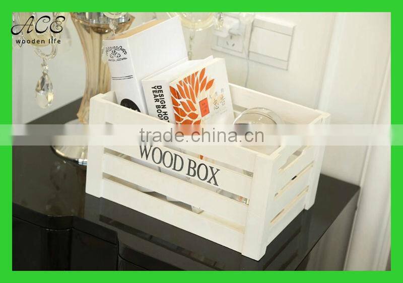 Small wooden box Home decorative storage box