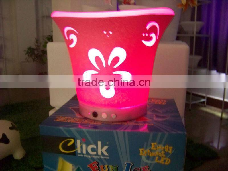 Bar/party/event/supplies/led ice bucket with color change
