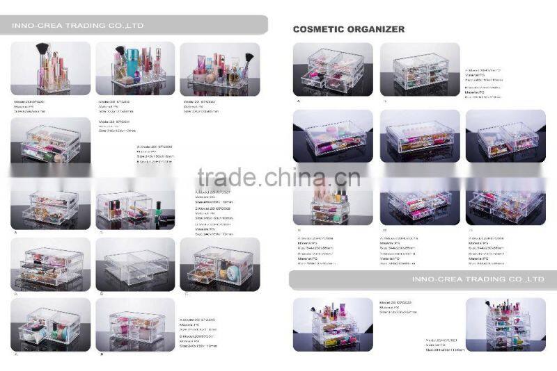 High Quality Transparent Beauty Makeup Dressing Case/Box