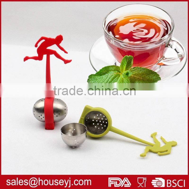 Food grade Silicon tea infusion balls stainless steel tea ball