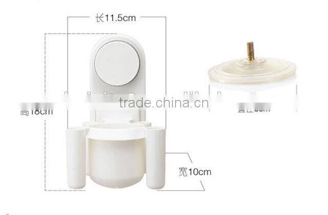 CY147 Bathroom Toothbrush Holder Cup Wall Mount Sucker Toothbrush Holder Cups Organizer