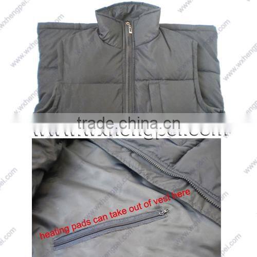 rechargeable heating vest/ heating leisure vest for women