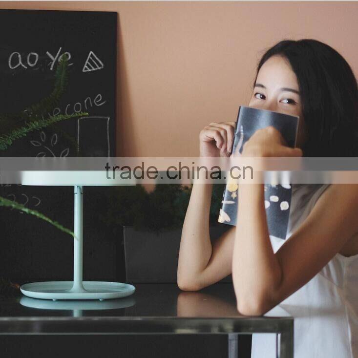 Makeup Mirror Lamp Multifunction Mirror With Table Lamp Small Thing Organizer LED Makeup Mirror Lamp For Sale