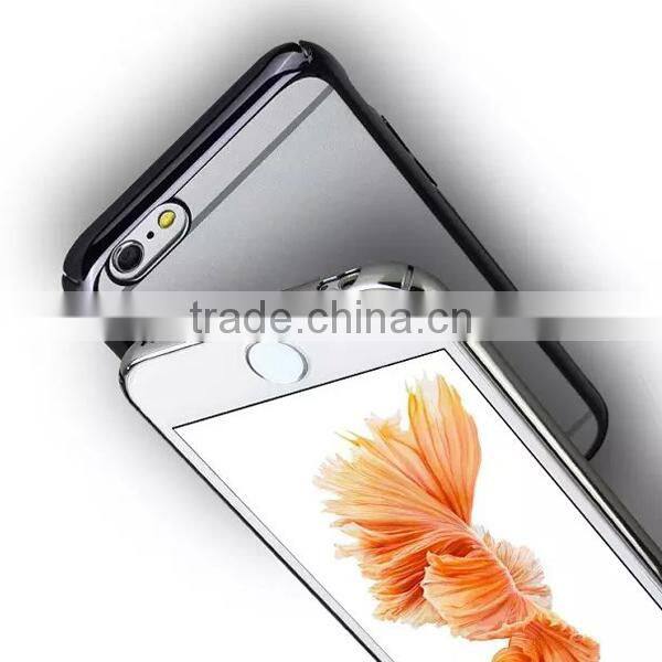 Plating craft TPU phone case,transparent protective cover for iPhone 6S&6Plus