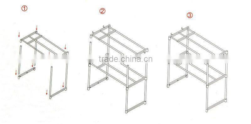 New Multifunction Stainless Steel Tool Kitchen 2 layers Microwave Oven Organizer Holder Storage Shelf Rack