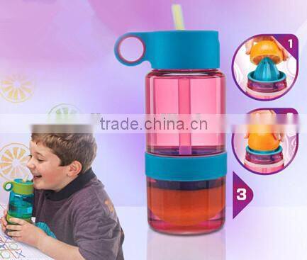 Supply fashion Children Straw lemon cup / juice cup (480ml)