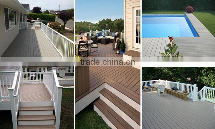 100% Vinyl Waterproof Pvc/Plastic Floor Decking