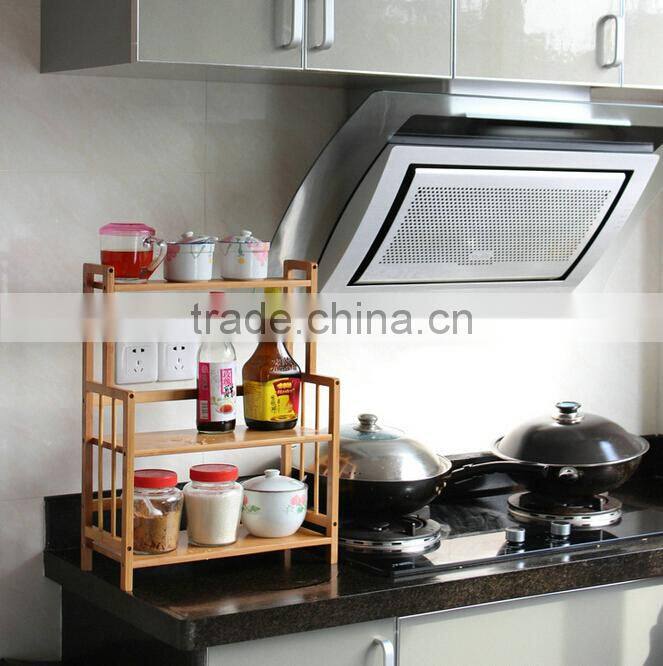 kitchen bamboo rack rack set for spices, bamboo rack set
