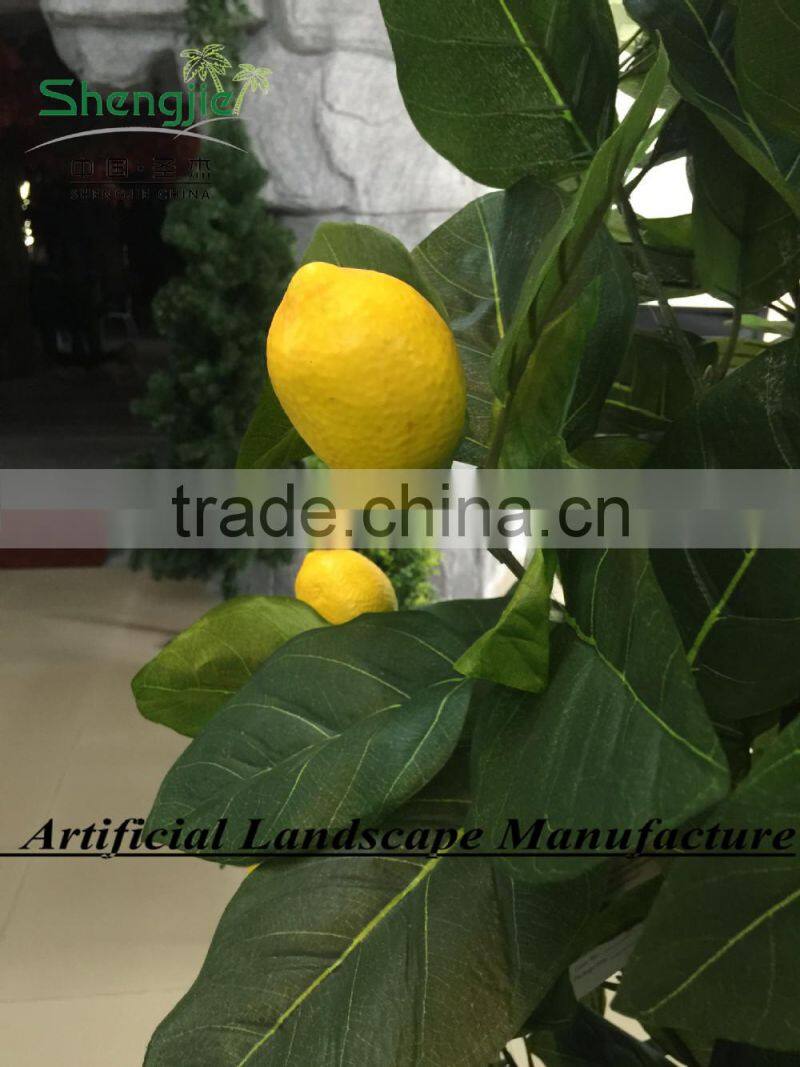 SJ10#180762 indoor artificial lemon tree bonsai ,2015 new arrival and high simulation tree GuangZhou