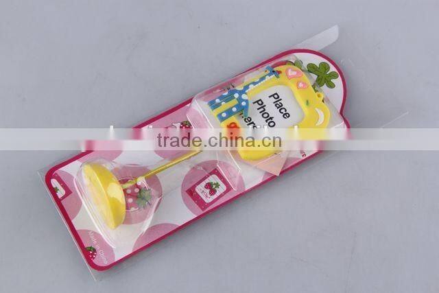 Cartoon car/animal design silicone vertical mini photo frame hot sale photo holder