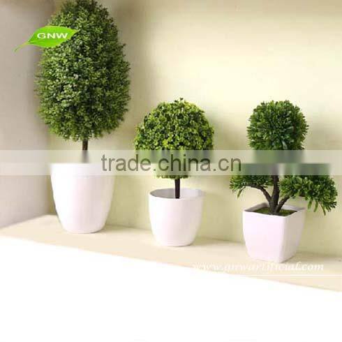 GNW GP010 Fake Artificial Coloured Plant Pots for office table decoration