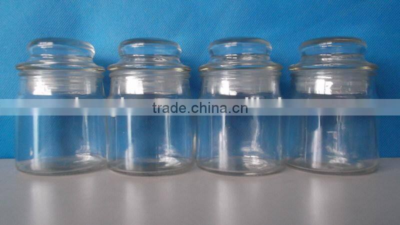 120ml 4oz popular glass candle jar with lid