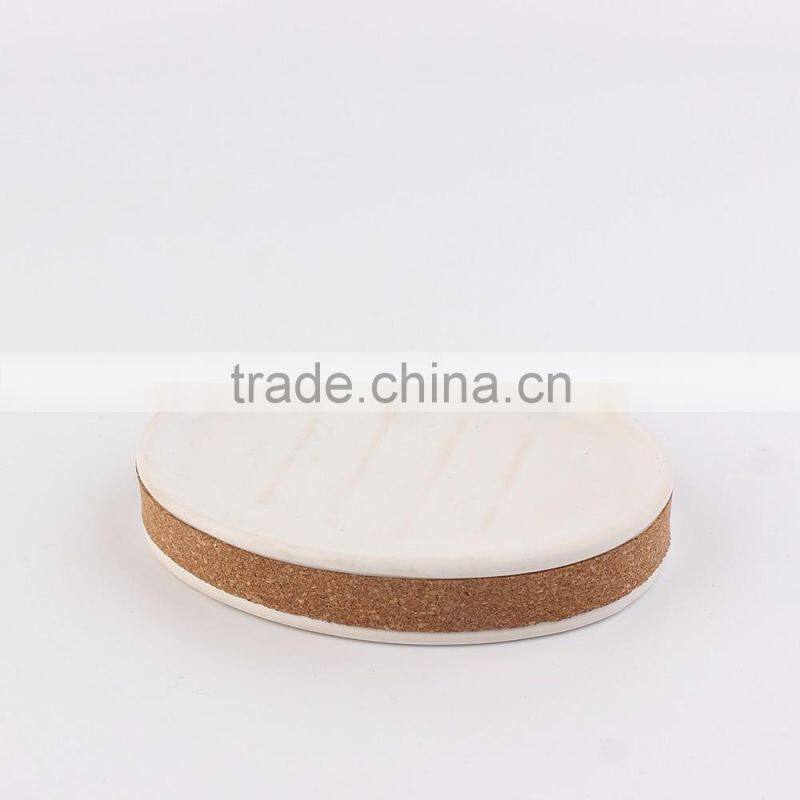 3 Pieces 2016 home decoration white brown bathroom accessories sets