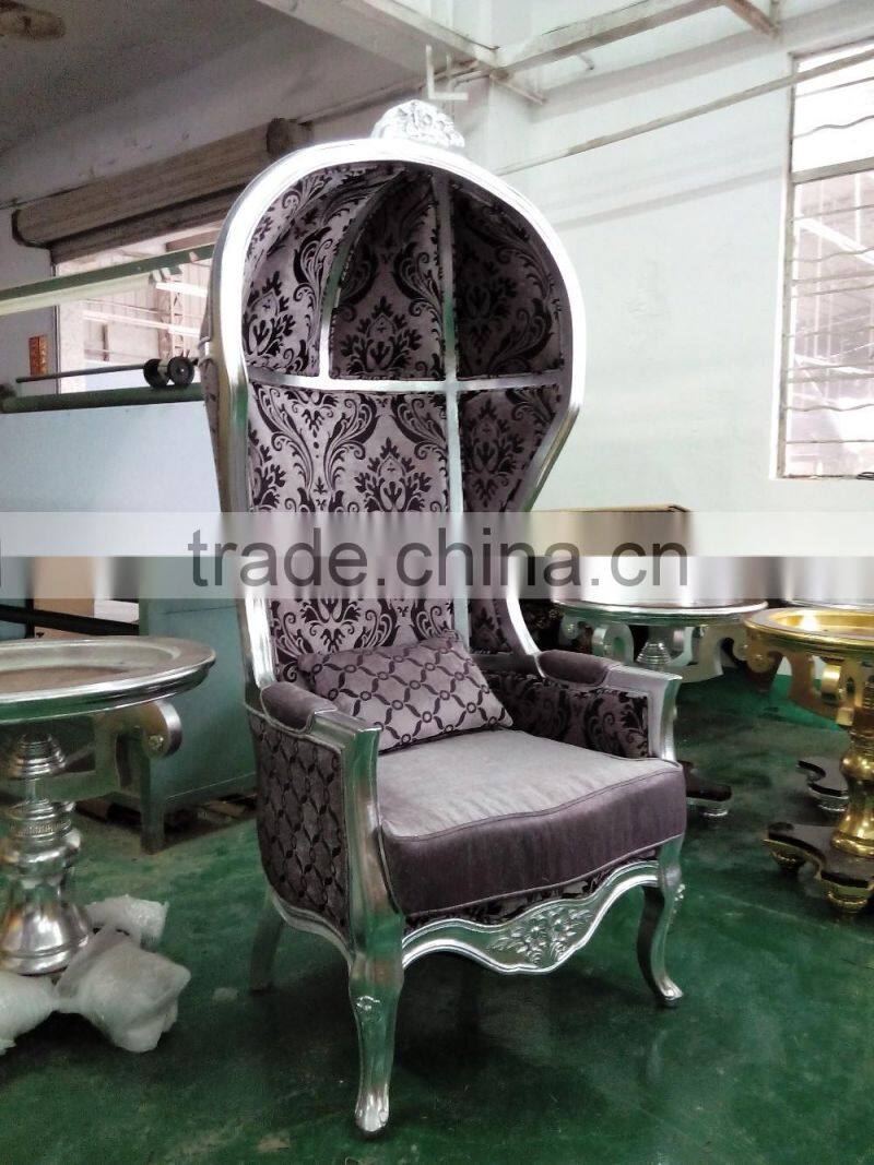 YM03 fancy fun newcalssic high back decoration leisure chair butterfly velvet wedding chair hotel photo studio shop window chair