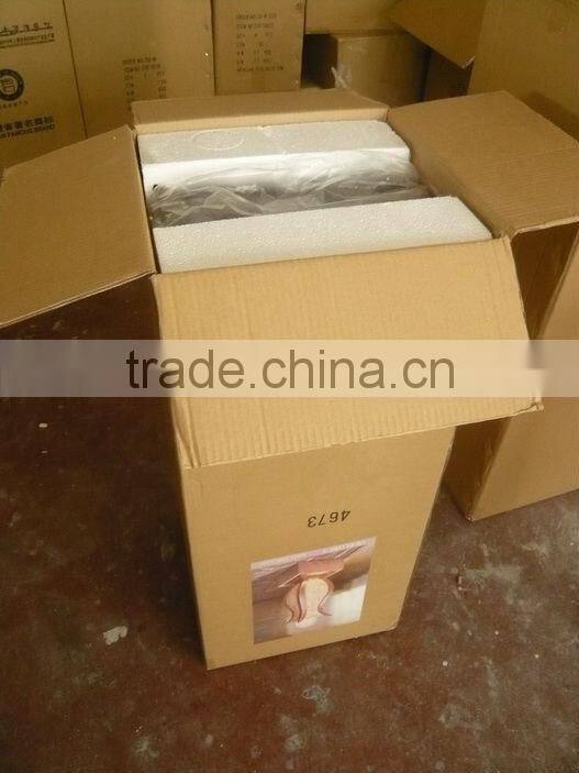 Garden design resin white water features show with LED lights fountain