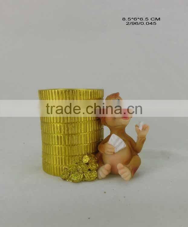 resin monkey figurine for new year