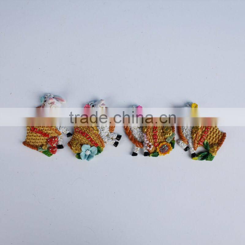 customized cartoon sheep fridge magnet