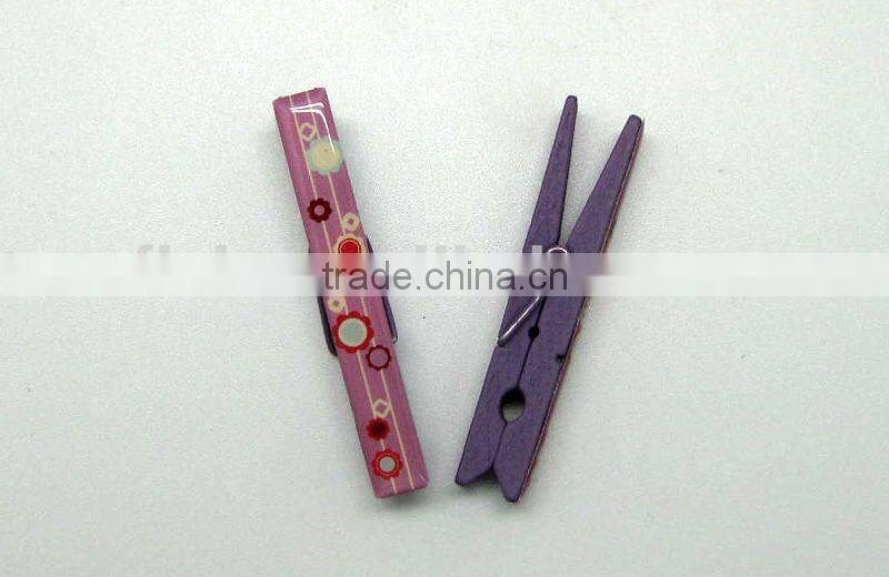 Fashion promotion art wooden peg