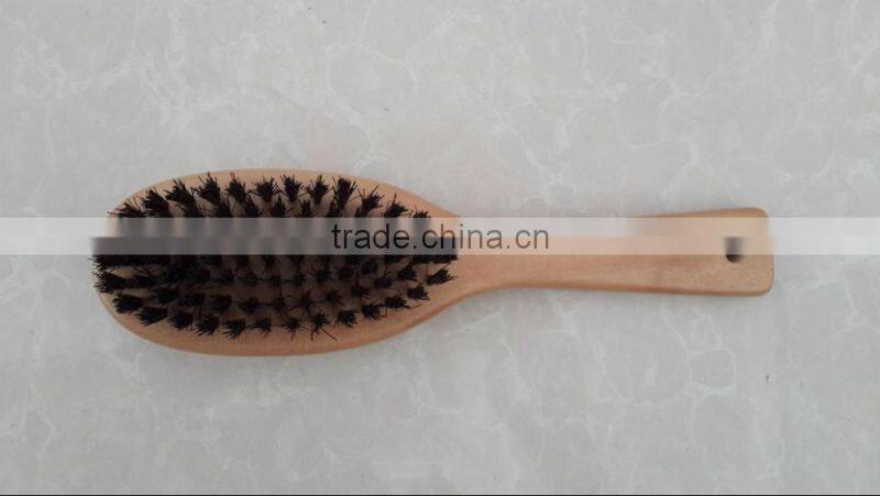 Double side wooden cloth brush