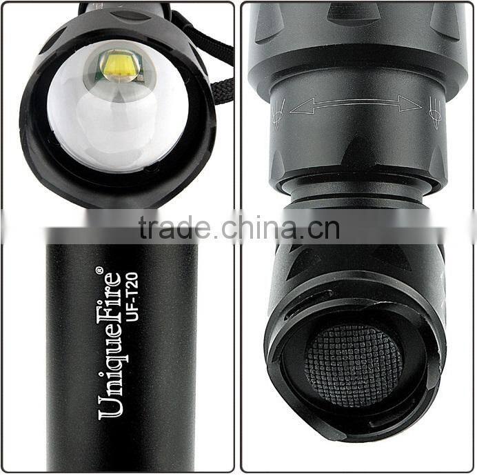 UniqueFire rechargeable the most powerful led hunting torch light