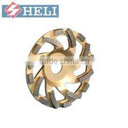 double row cup wheels for granting diamond