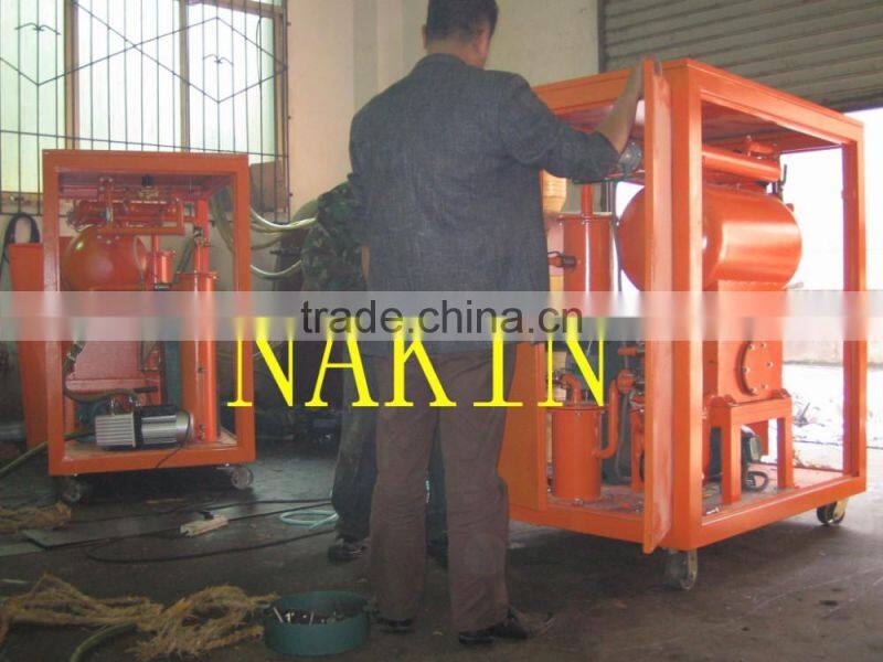 High Quality Nakin ZY Single Stage Vacuum Parts Of Oil Purifier