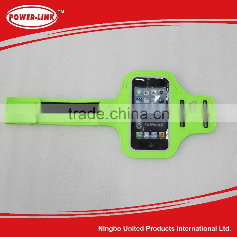 Colorful fluoresence Mobile phone PVC water-proof armbands Reflective article for 4.7 inch phone