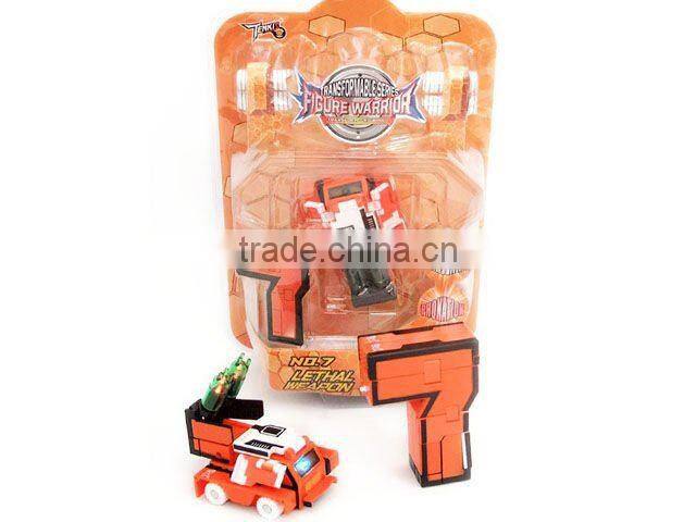 Kids Plastic Transformable Toys Figures 0-9 QS120812020