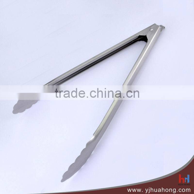 12" Durable Stainless Steel Food Cooking Tongs