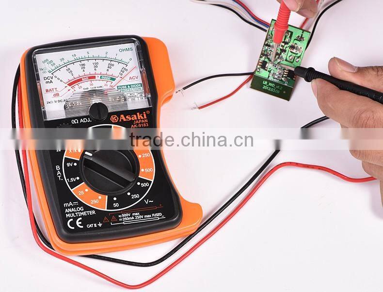 AK-9183 school home use pocket type analog multimeter