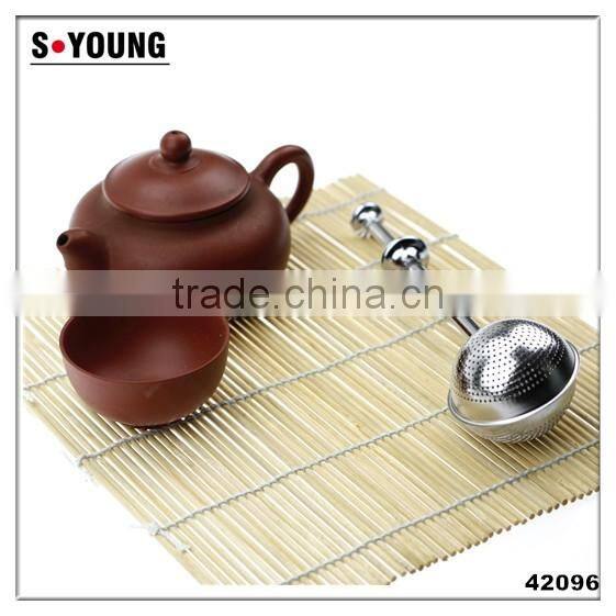 42097 high quality stainless steel wire mesh filter tea ball,ss tea infuser tea strainer