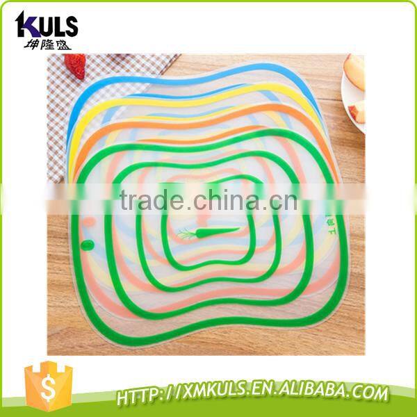 Creative clear plastic board Transparent plastic chopping board