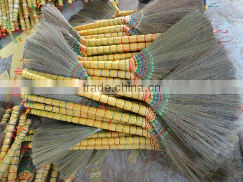 Natural sorghum grass sweeping street broom