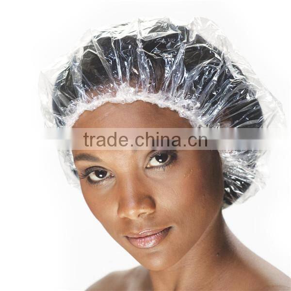 High quality clear LDPE shower caps