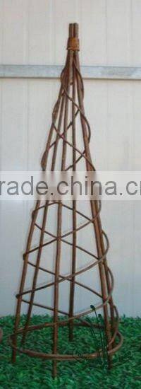 gardening willow obelisk