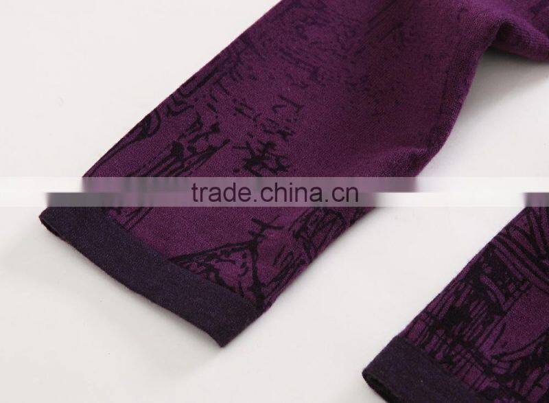 Men's wool and digital printing wholesale sweater