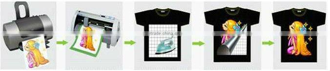 Direct factory T-shirts heat transfer paper printing label with rhinestone