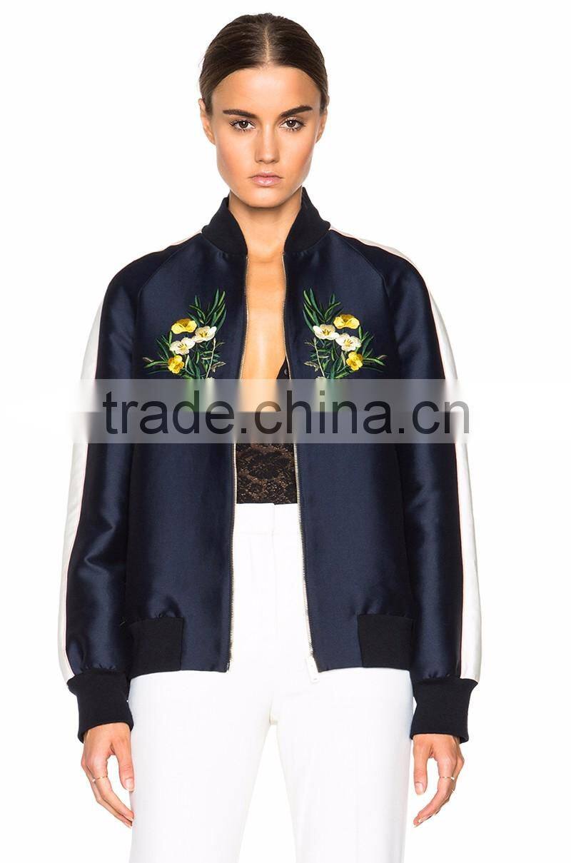 fashion stylish women custom embroidered jackets winter