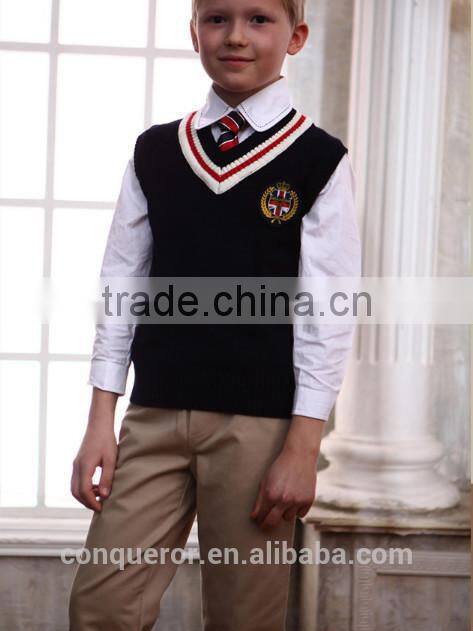 US style school boy sweater uniform 2015