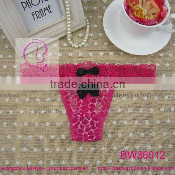 Guangzhou Bestway supply sexy see-trough thong