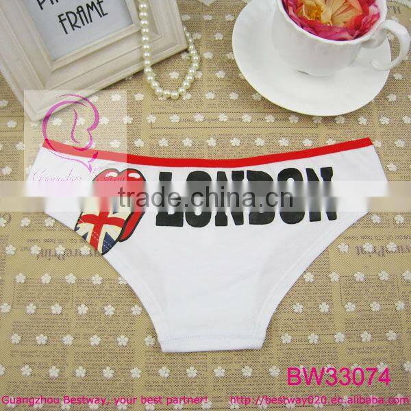 Fashion cotton panties sex stock costumes plus size panties for women