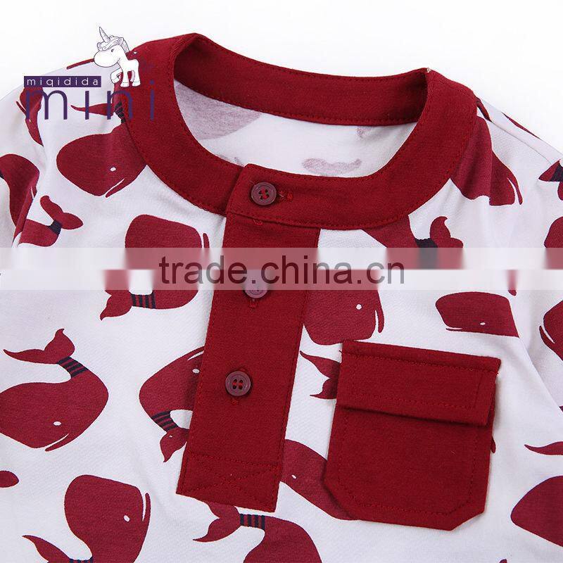 MIQIDIDA kids clothes manufacturer autumn style round animal print baby clothes wholesale price