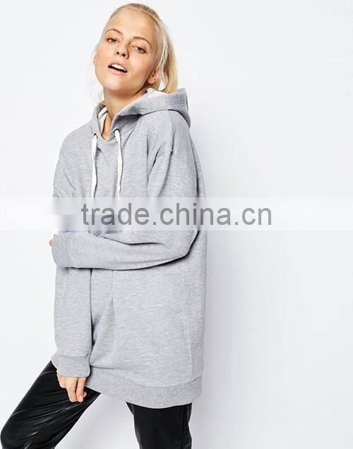 Oversized pullover blank hoodie sweatshirts for women