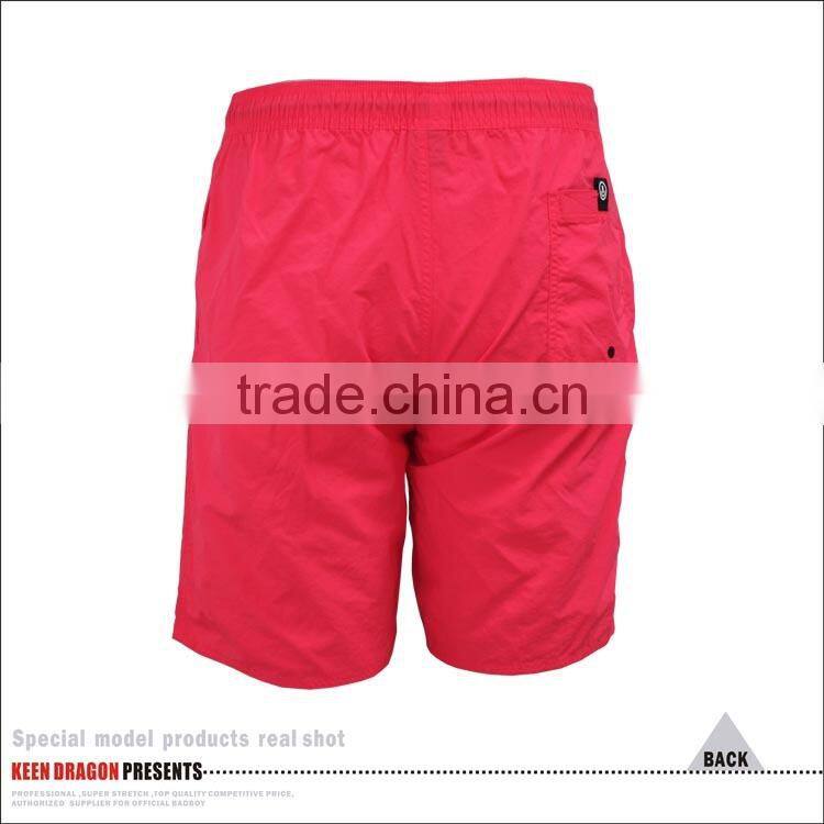 100%Nylon Taslan Custom Logo Breathable Mens Yoga Shorts